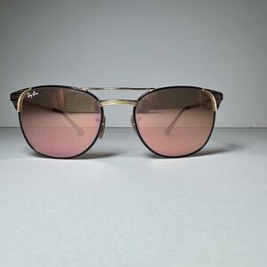 RAY BAN RB3429-M 9000/Z2 58[]19 ROSE MIRRORED GOLDEN SIGNET AVIATOR SUNGLASSES